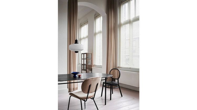 HKLIVING Retro Webbing Eetkamerstoel