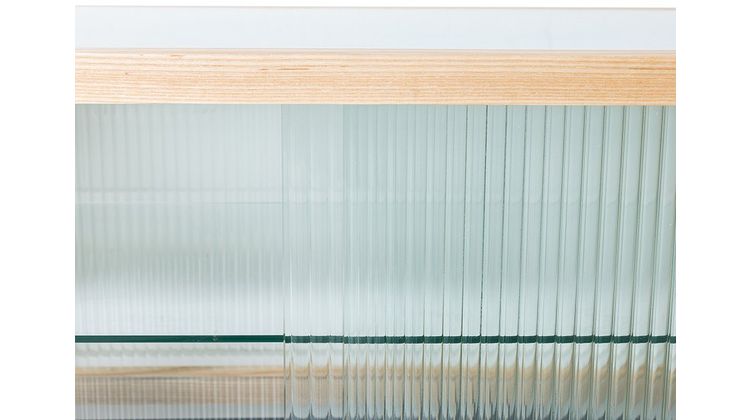 HKLIVING Ribbed Glass Tv-meubel