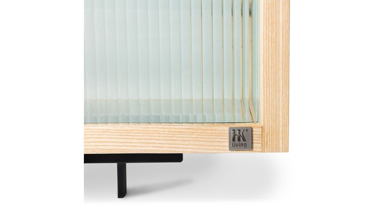 HKLIVING Ribbed Glass Tv-meubel