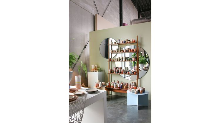 HKLIVING Round Metal Spiegel