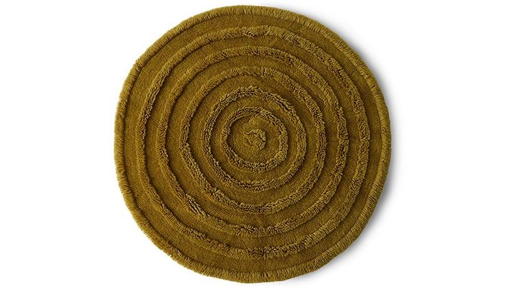 HKLIVING Round Woolen Rug  Seaweed Vloerkleed