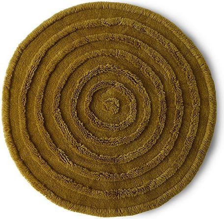 HKLIVING Round Woolen Rug Seaweed Vloerkleed