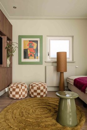HKLIVING Round Woolen Rug Seaweed Vloerkleed