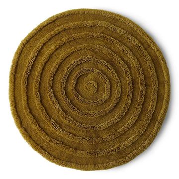 HKLIVING Round Woolen Rug  Seaweed Vloerkleed