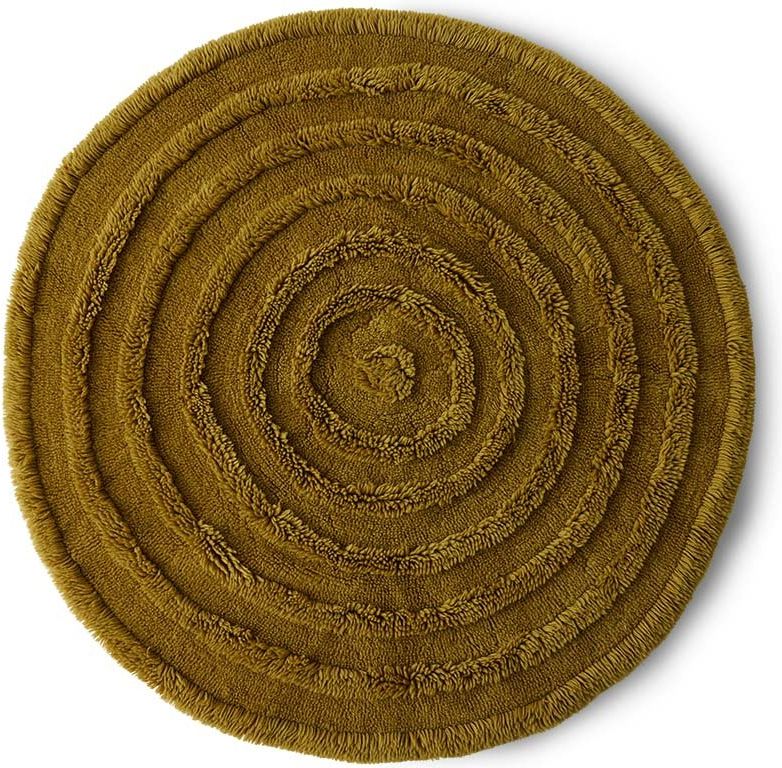 HKLIVING Round Woolen Rug Seaweed Vloerkleed