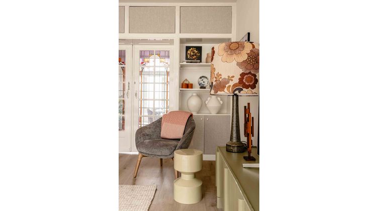 HKLIVING Shade Vintage Flowers Lampenkap