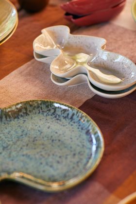 HKLIVING Shell Serveerschaal
