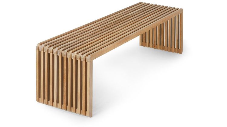 HKLIVING Slatted L Bank