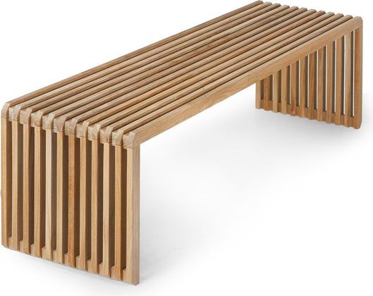 HKLIVING Slatted L Bank