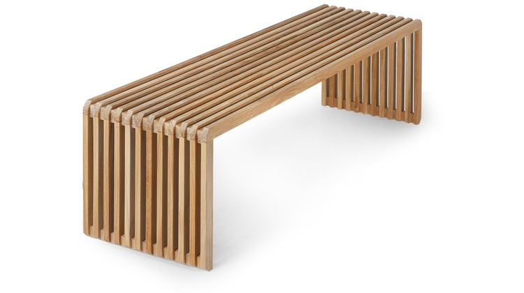 HKLIVING Slatted L Bank