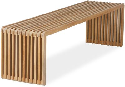 Slatted L Bank