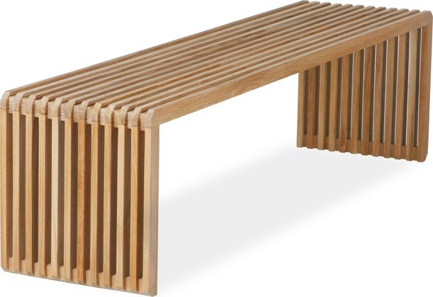 HKLIVING Slatted L Bank