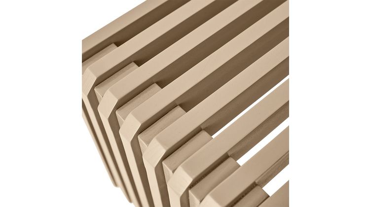 HKLIVING Slatted L Bank