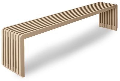 Slatted L Bank