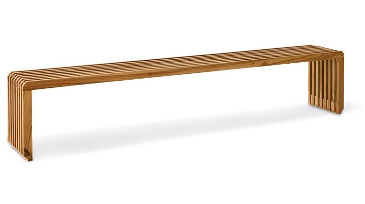HKLIVING Slatted XL Bank
