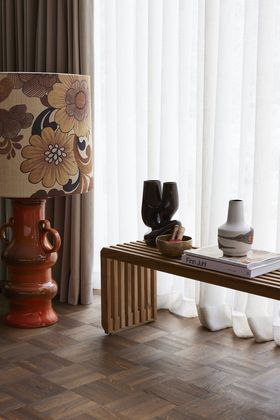 HKLIVING Slatted XL Bank