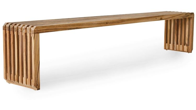HKLIVING Slatted XL Bank