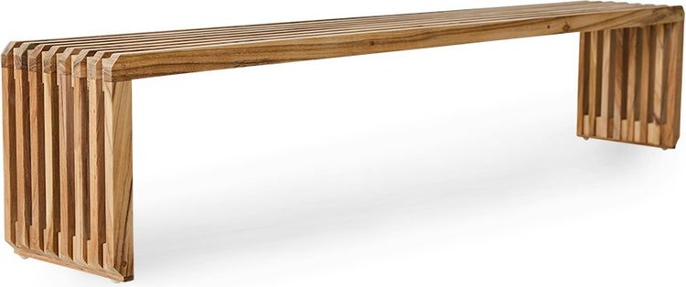 HKLIVING Slatted XL Bank