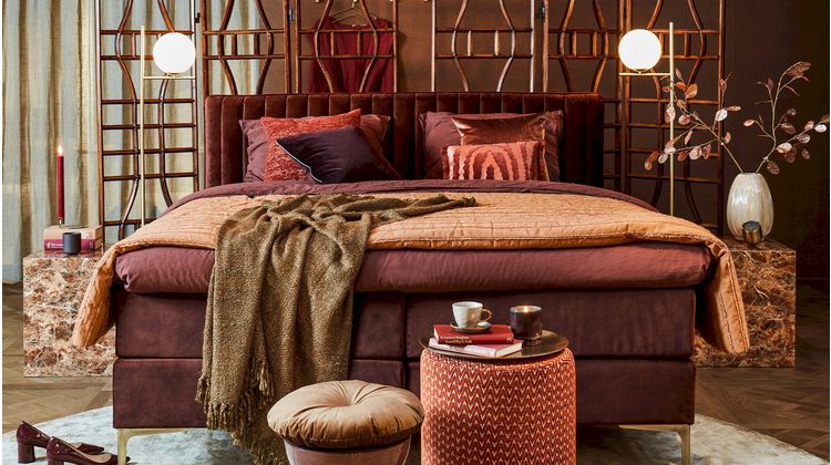 HKliving Striped Bedsprei