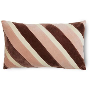 HKLIVING Striped Velvet Rose Rose