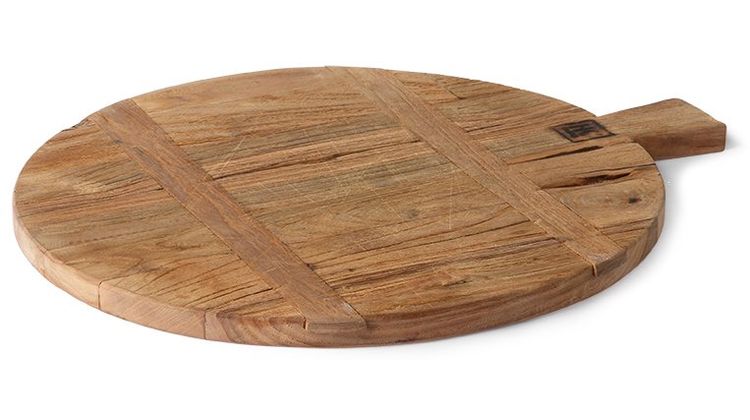 HKLIVING Teak Broodplank