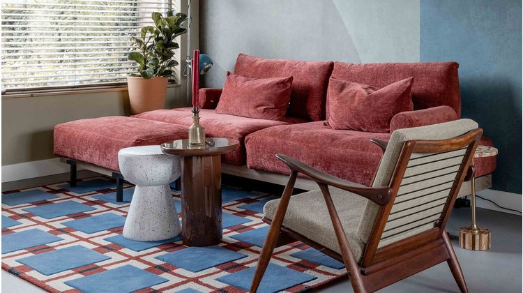 HKLIVING Terrazzo Bijzettafel