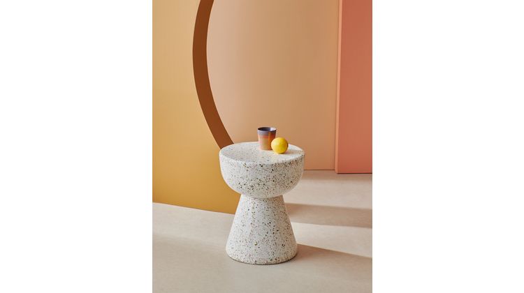 HKLIVING Terrazzo Bijzettafel