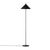HKliving Triangle Vloerlamp Zwart