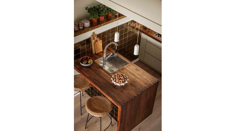 HKLIVING Wicker Barkruk