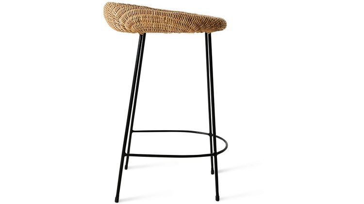 HKLIVING Wicker Barkruk