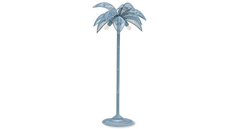 HKliving Wicker Palm Vloerlamp