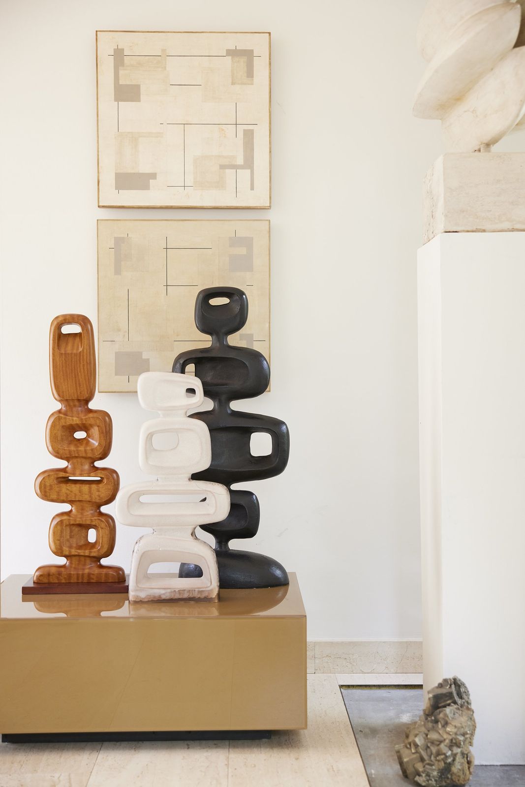 HKLIVING Wooden Sculpture