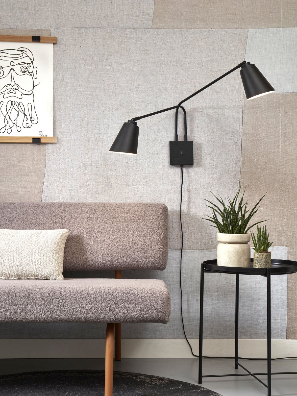 It's about RoMi Bremen 2 spots Wandlamp