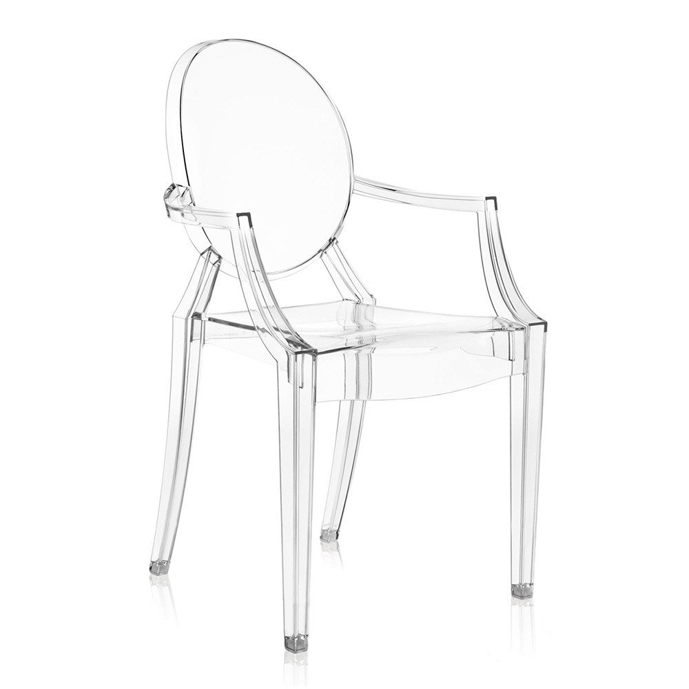 Kartell Louis Ghost Eetkamerstoel | Eijerkamp Wonen De transparante eetkamerstoel geïnspireerd op Kartell Ghost