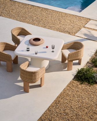 Kave Home Addaia Vierkante Eettafel