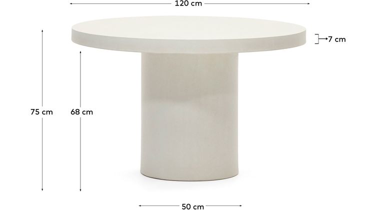 Kave Home Aiguablava Tuintafel