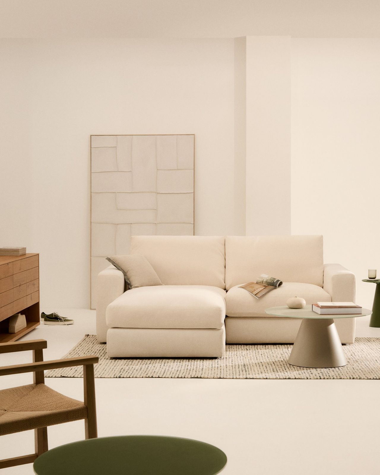 Kave Home Alea 3-Zits Hoekbank