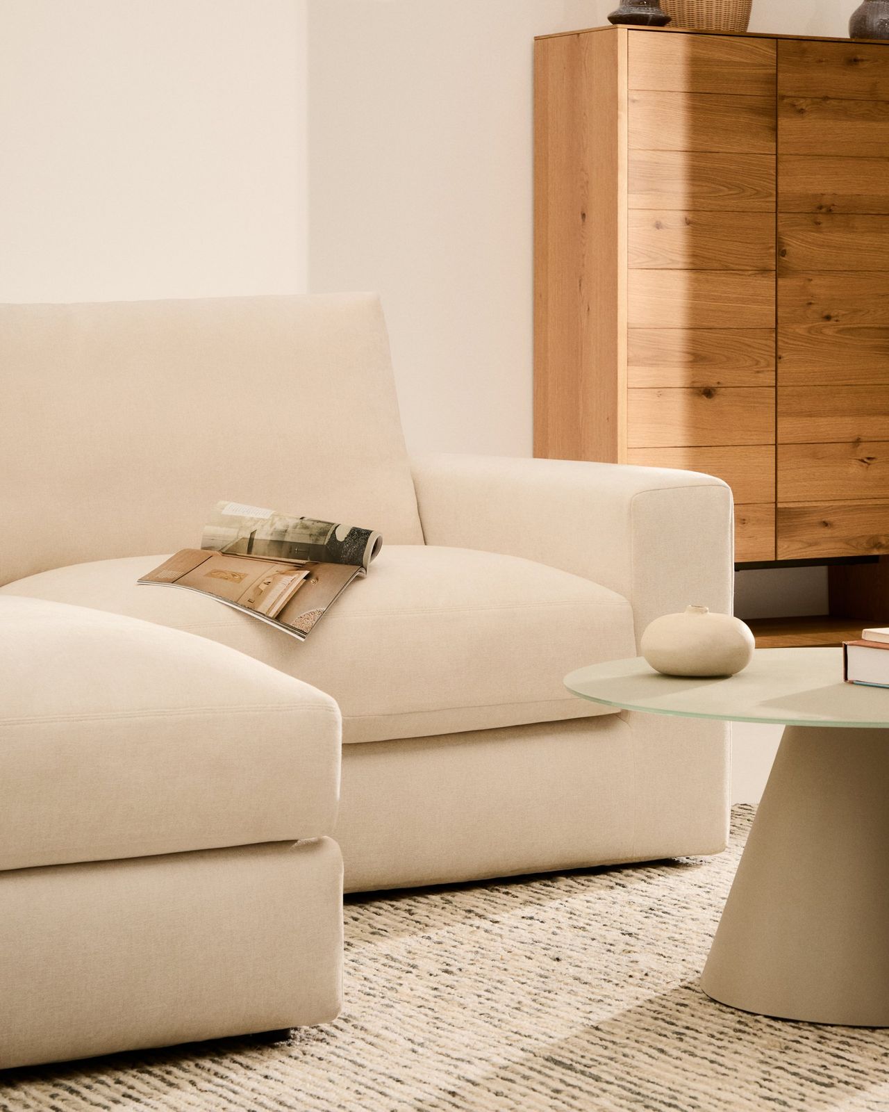 Kave Home Alea 3-Zits Hoekbank