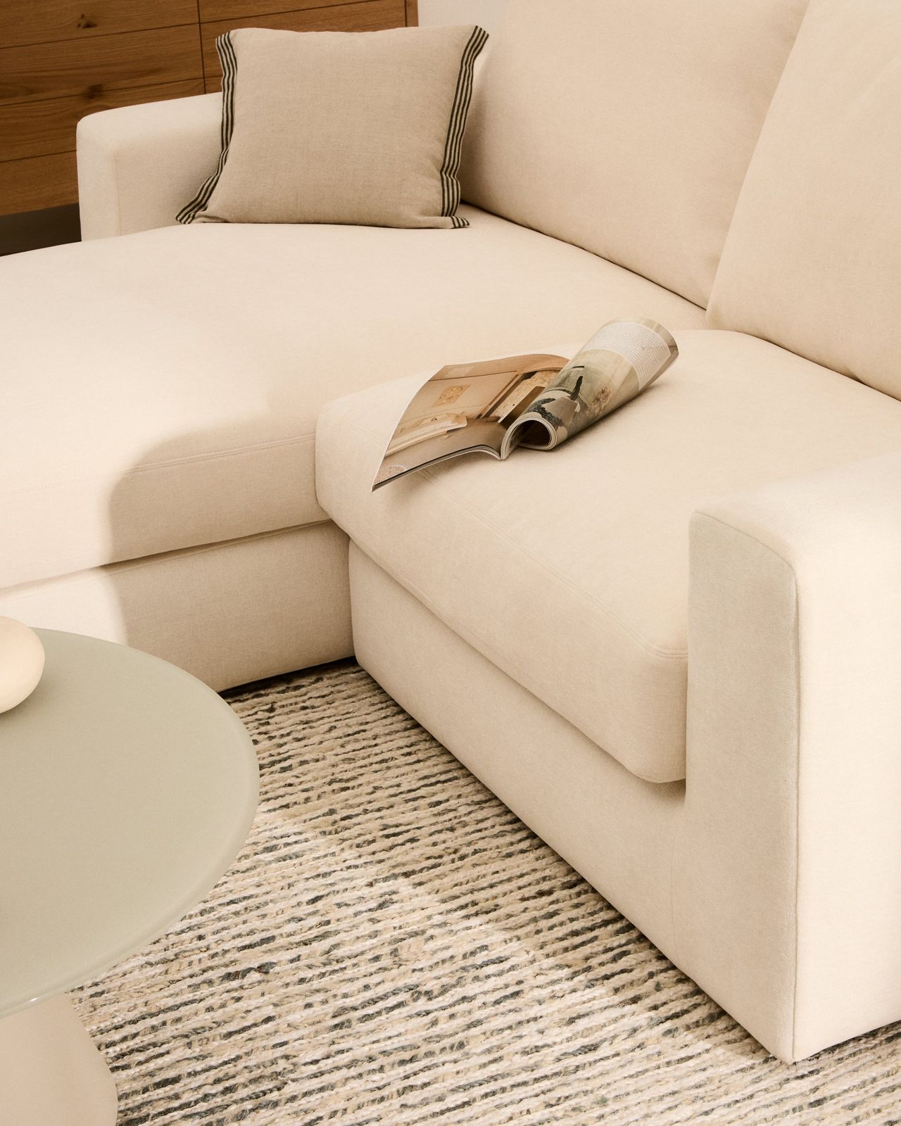 Kave Home Alea 3-Zits Hoekbank