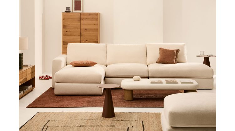 Kave Home Alea 5-Zits Hoekbank