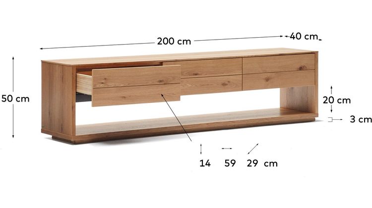 Kave Home Alguema Tv-meubel
