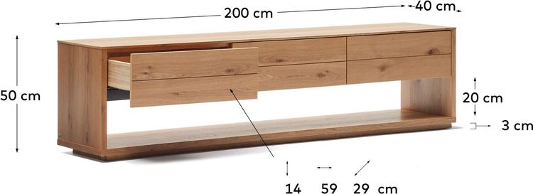Kave Home Alguema Tv-meubel