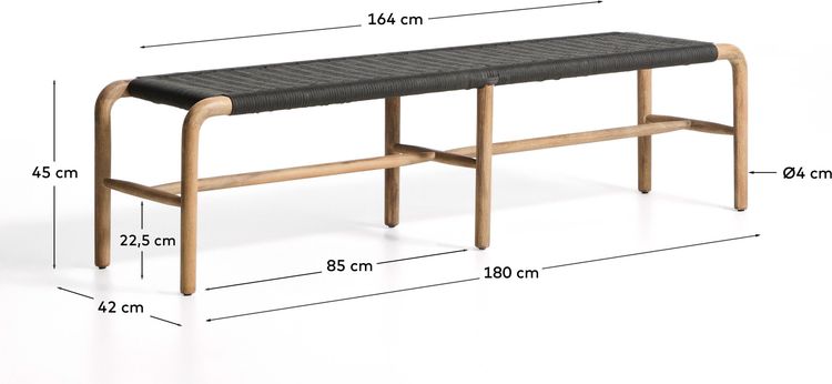 Kave Home Alipa Tuinbankje