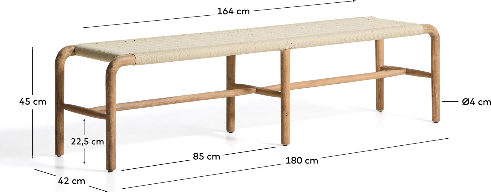 Kave Home Alipa Tuinbankje
