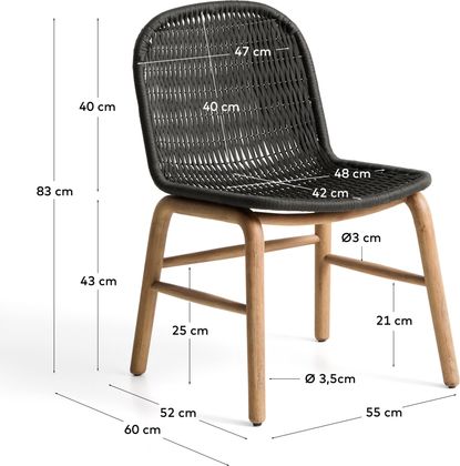 Kave Home Alipa Tuinstoel