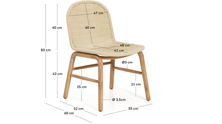 Kave Home Alipa Tuinstoel