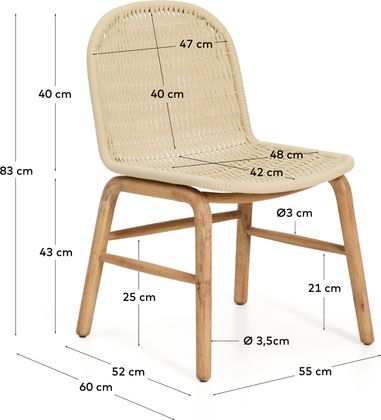 Kave Home Alipa Tuinstoel
