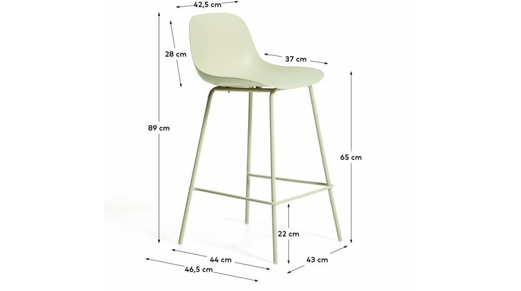 Kave Home Altea Tuin Barkruk