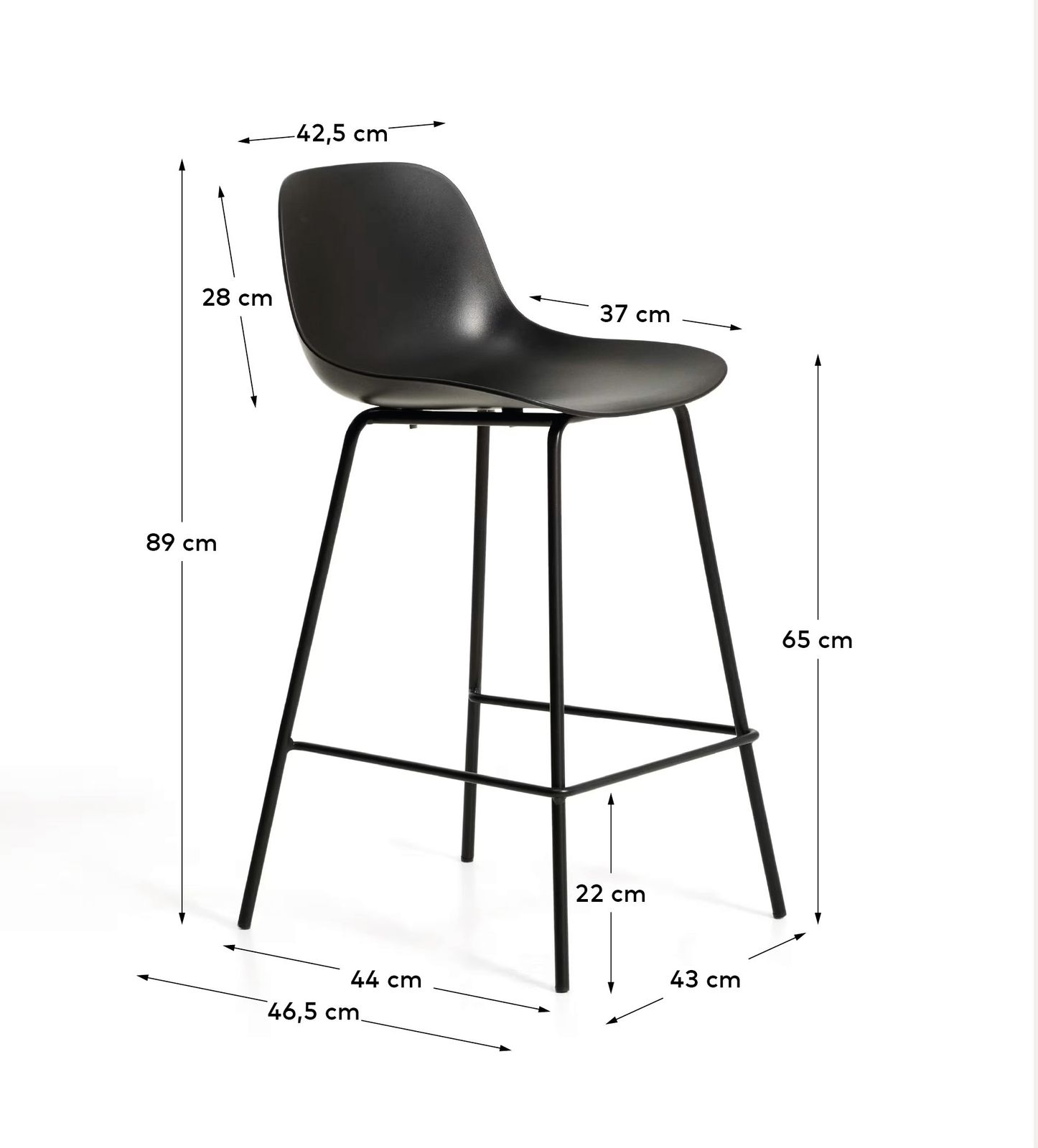 Kave Home Altea Tuin Barkruk