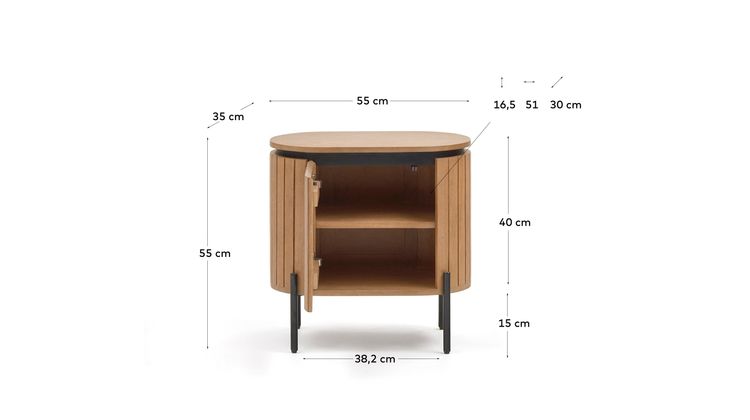 Kave Home Ambra 3-Zitsbank